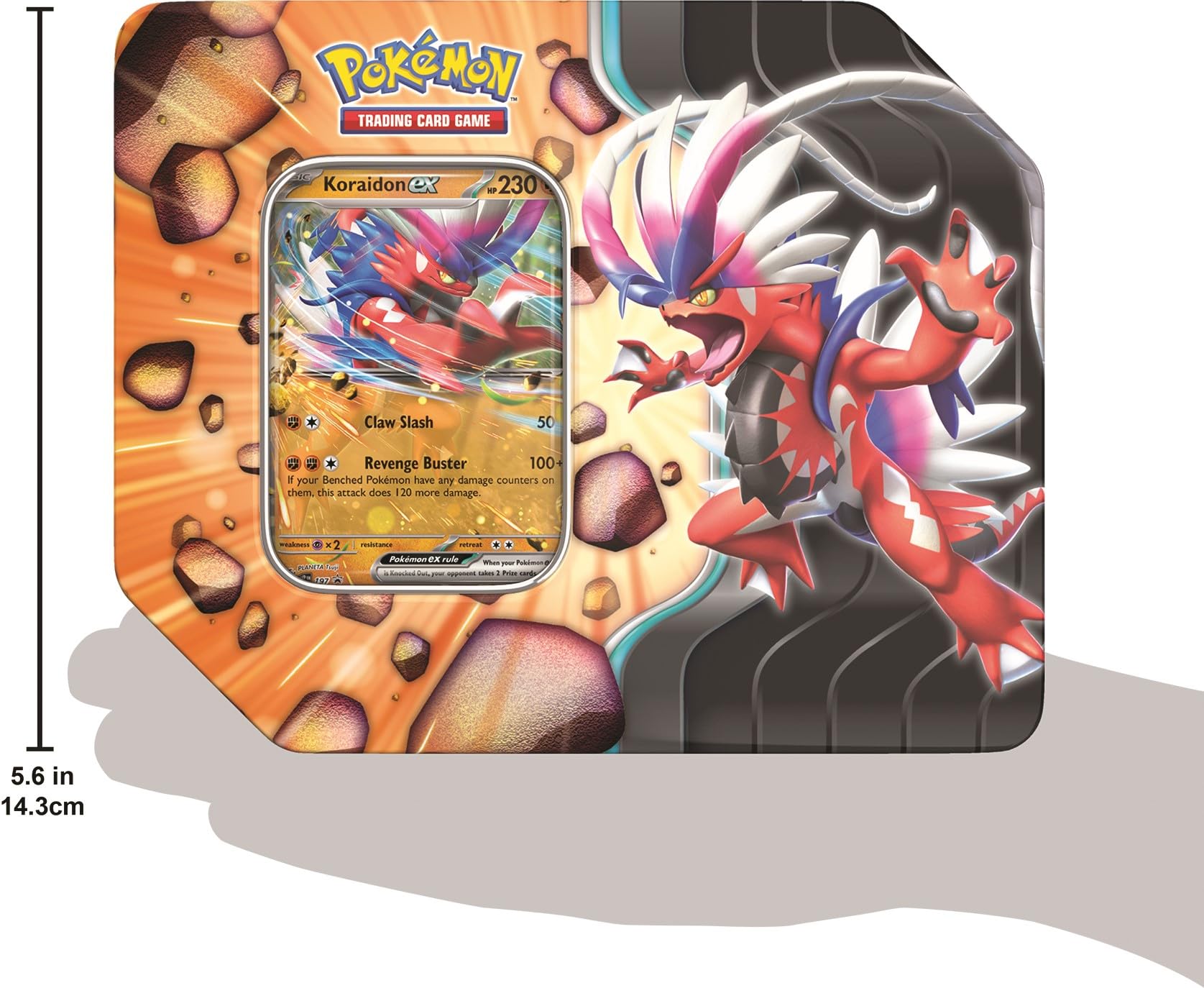 Amazon.com: Pokémon TCG: Slashing Legends Tin : Toys & Games