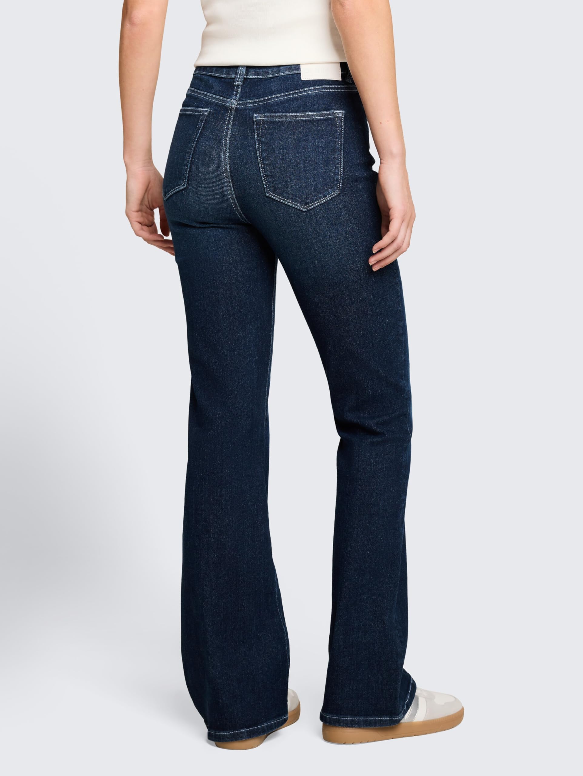 Tom Tailor Denim Damen TTAVA Flared Jeans mit Stretch 1051479