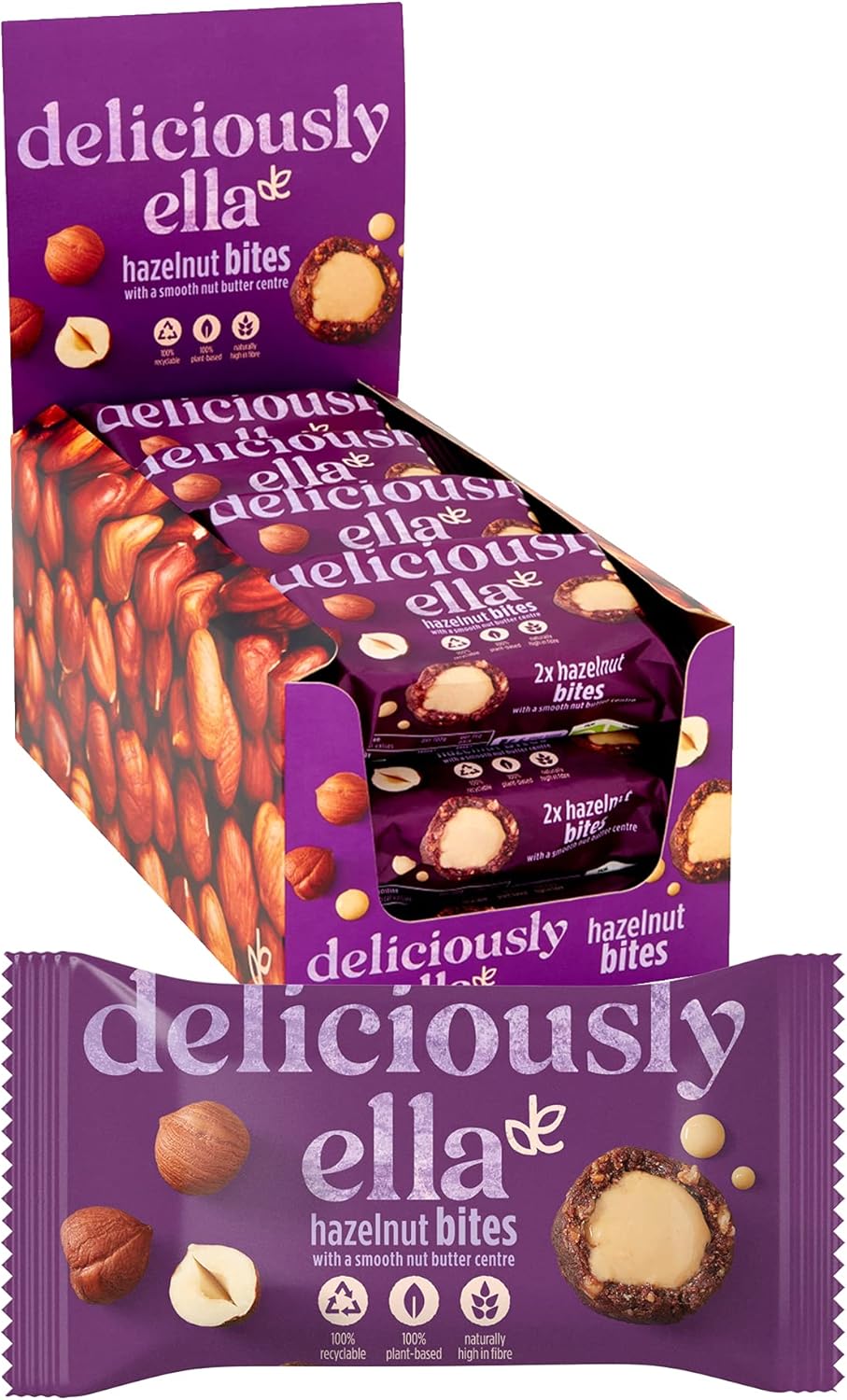 Deliciously Ella Hazelnut Nut Butter Balls, GlutenFree, Vegan