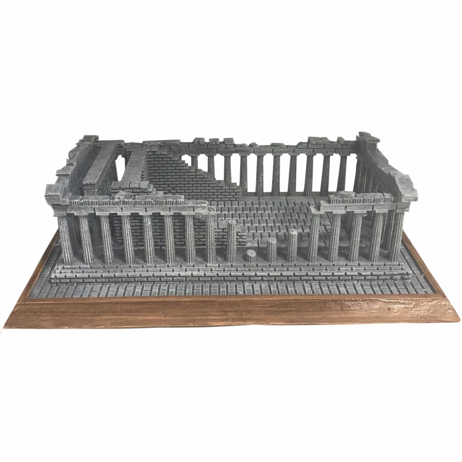 Weyot Greek Temple Model, Mini Architectural Model Ancient Greek Architecture Athena Temple Model Resin Crafts