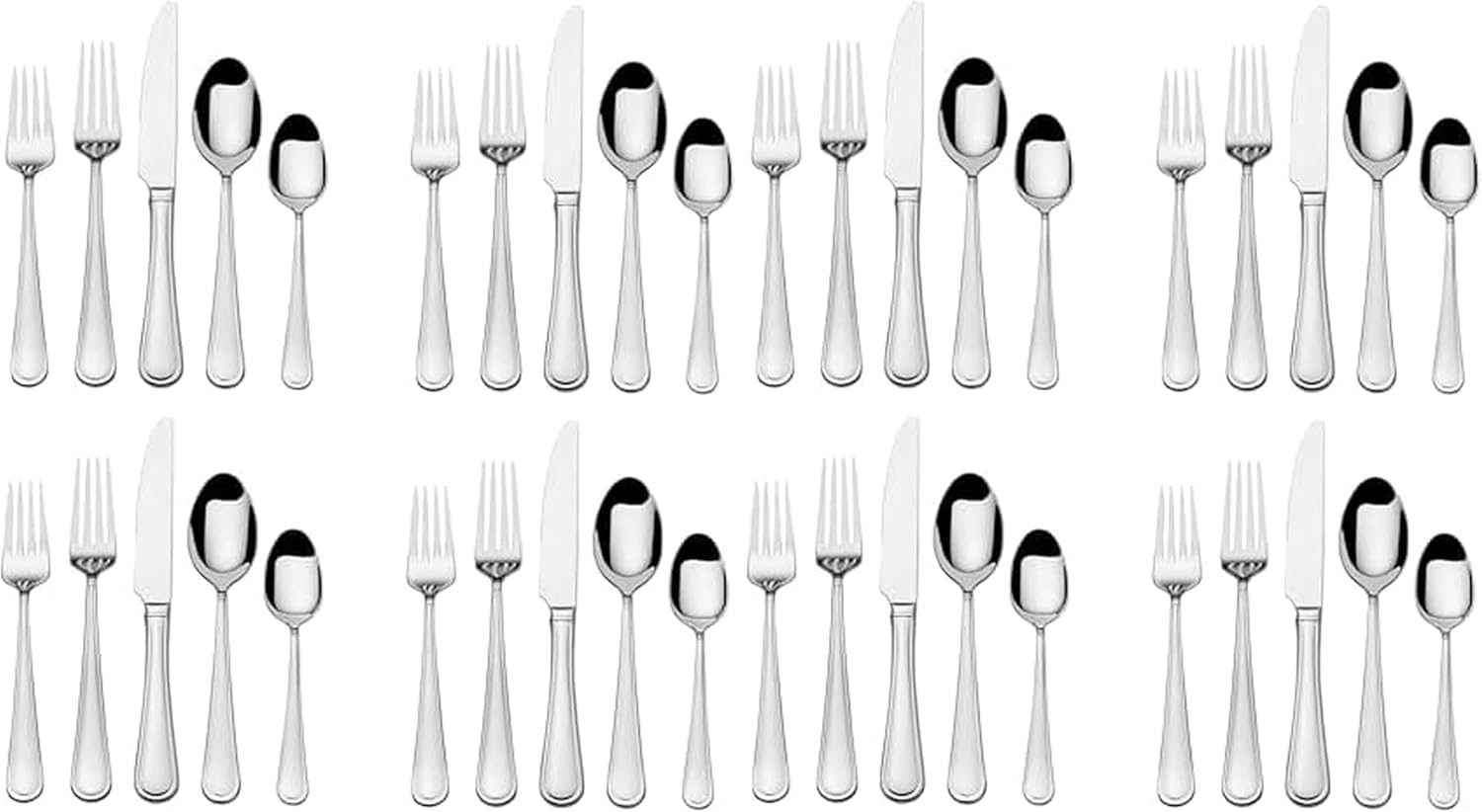 Mikasa Virtuoso 20 Piece Stainless Steel Flatware Set, Service For 4