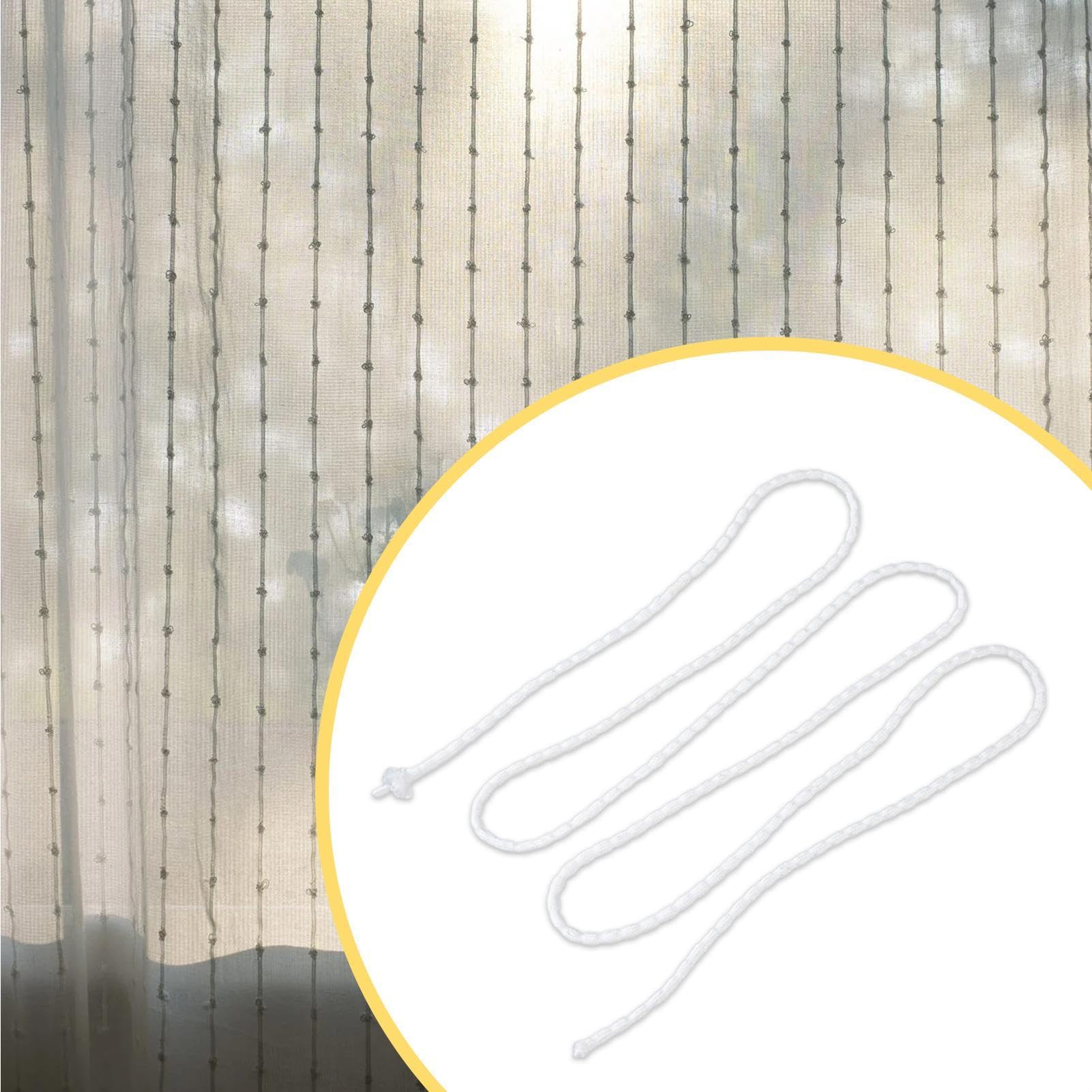 Nastro Ponderato Al Piombo KMSG Per Tende - 5,2 Metri (35g/m) - Ideale Per Tulle E Tessuti Leggeri, Fai Da Te