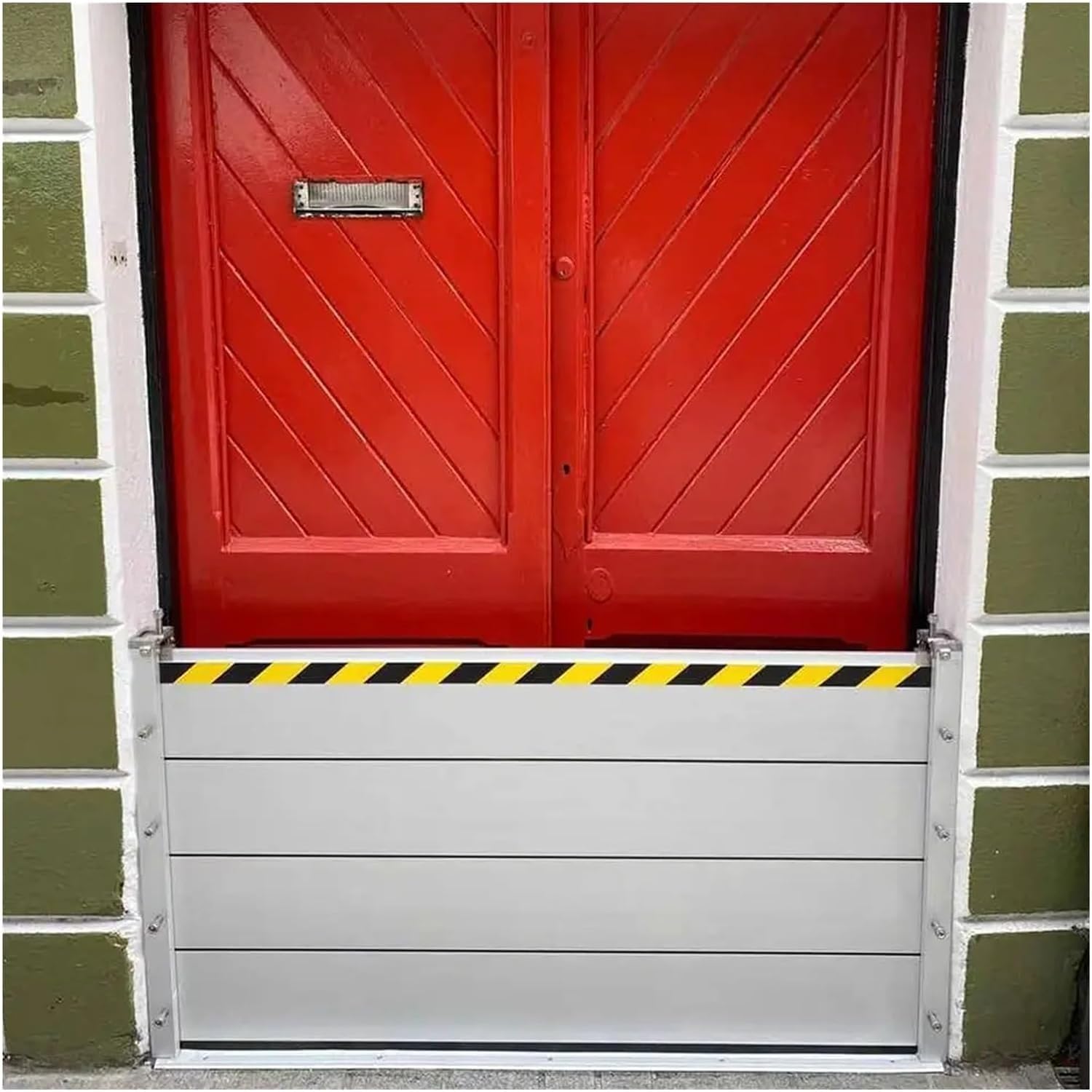 Barrière anti-inondation pour garage en aluminium épais amovible H80cm