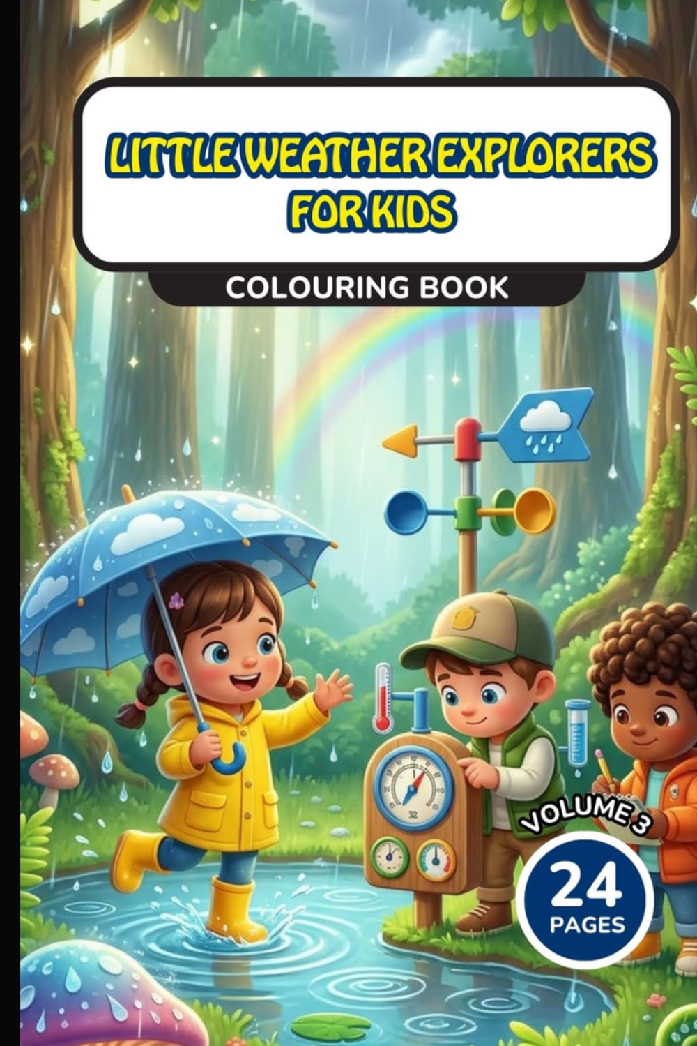 Little Weather Explorers for Kids: Colouring book Volume 3