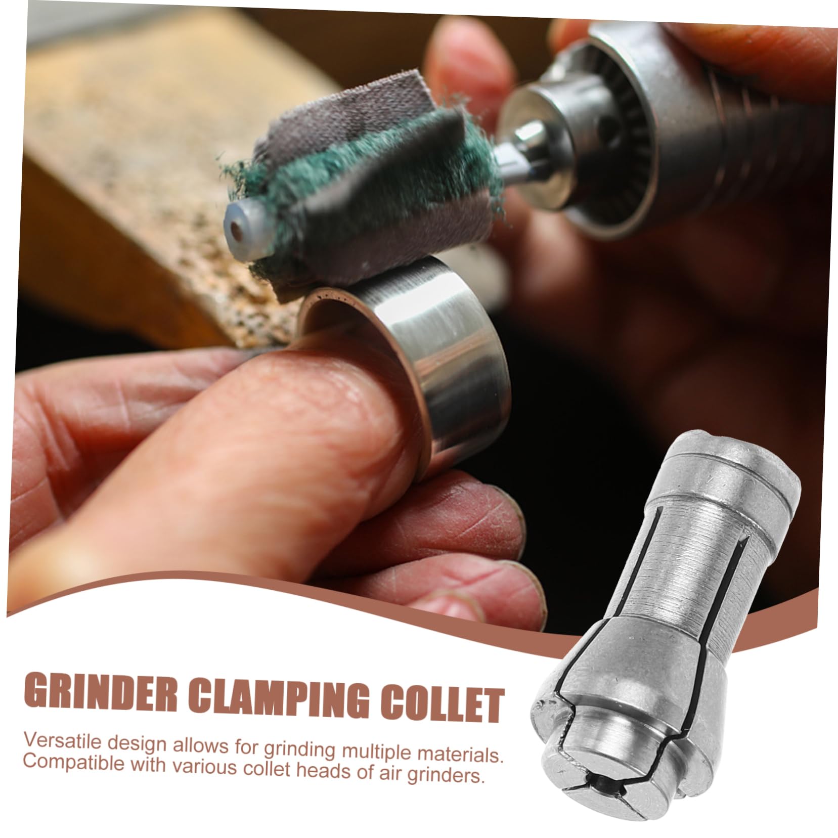 WOONEKY Replacement Grinding Machine Clamping Collet Collet Adapter Cordless Rotary Tool Accessories Quick Release Wind Grinding Fixture Head