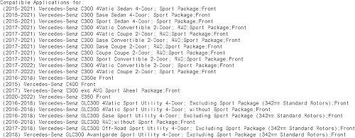 Miniatura 6 de R1 Concepts Kit de frenos y rotores delanteros  Pastillas de freno delanteras Rotores y pastillas de freno  Pastillas de freno y rotores de cerámica