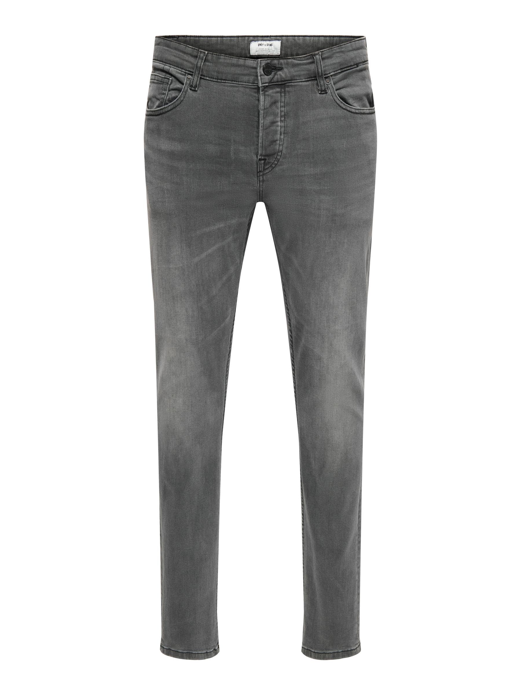 ONLY & SONS Men's Slim Jeans - Black - W33/L32
