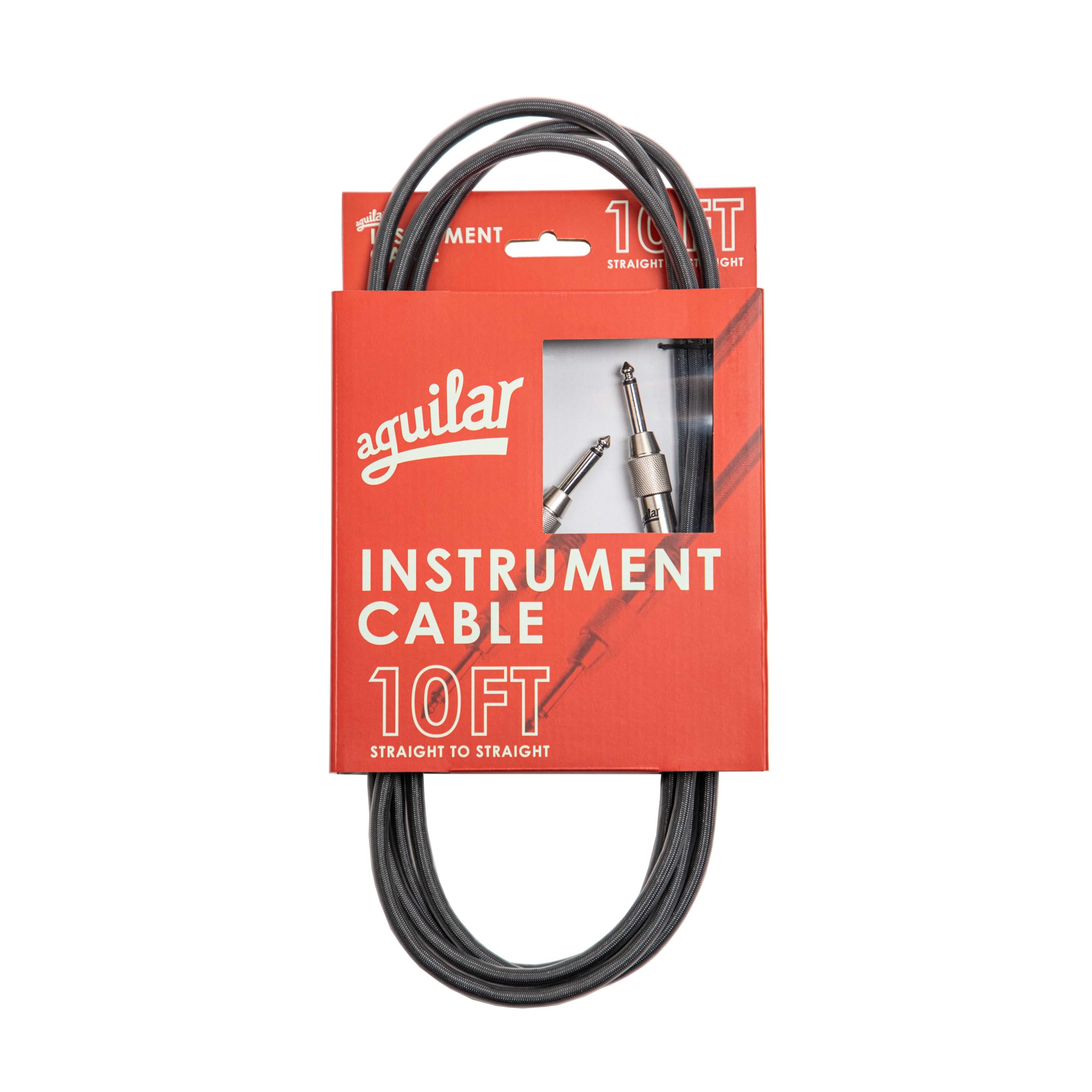 Aguilar MAG AGINST10SS| Cable de bajo de 3 m con conectores Neutrik | Sonido puro y alta fidelidad