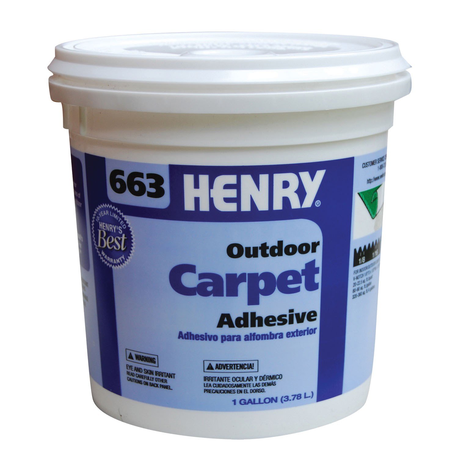 Henry HY6631G 1 Gallon Outdoor Carpet Adhesive