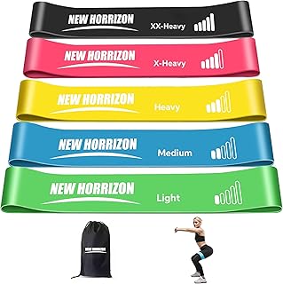 New Horrizon Resistance Loop Bands: 5-Pack for Strength Training & Therapy - Related Product | New Horrizon