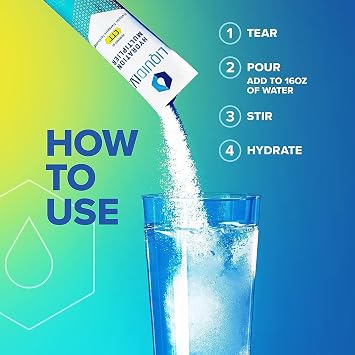 Liquid IV Hydration Multiplier - Lemon Lime - Powder Packets | Electrolyte Drink Mix | Easy Open Single Serving | Non-GMO | 30 Pack