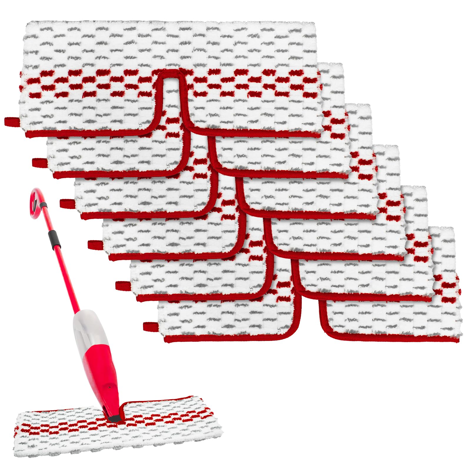 Spray Mop Pads Compatible with Promist Max - Reusable Mop Refills for Oceda Promist Max, Microfiber Double Sided Usable Dry Wet Floor Cleaning (6 Pack