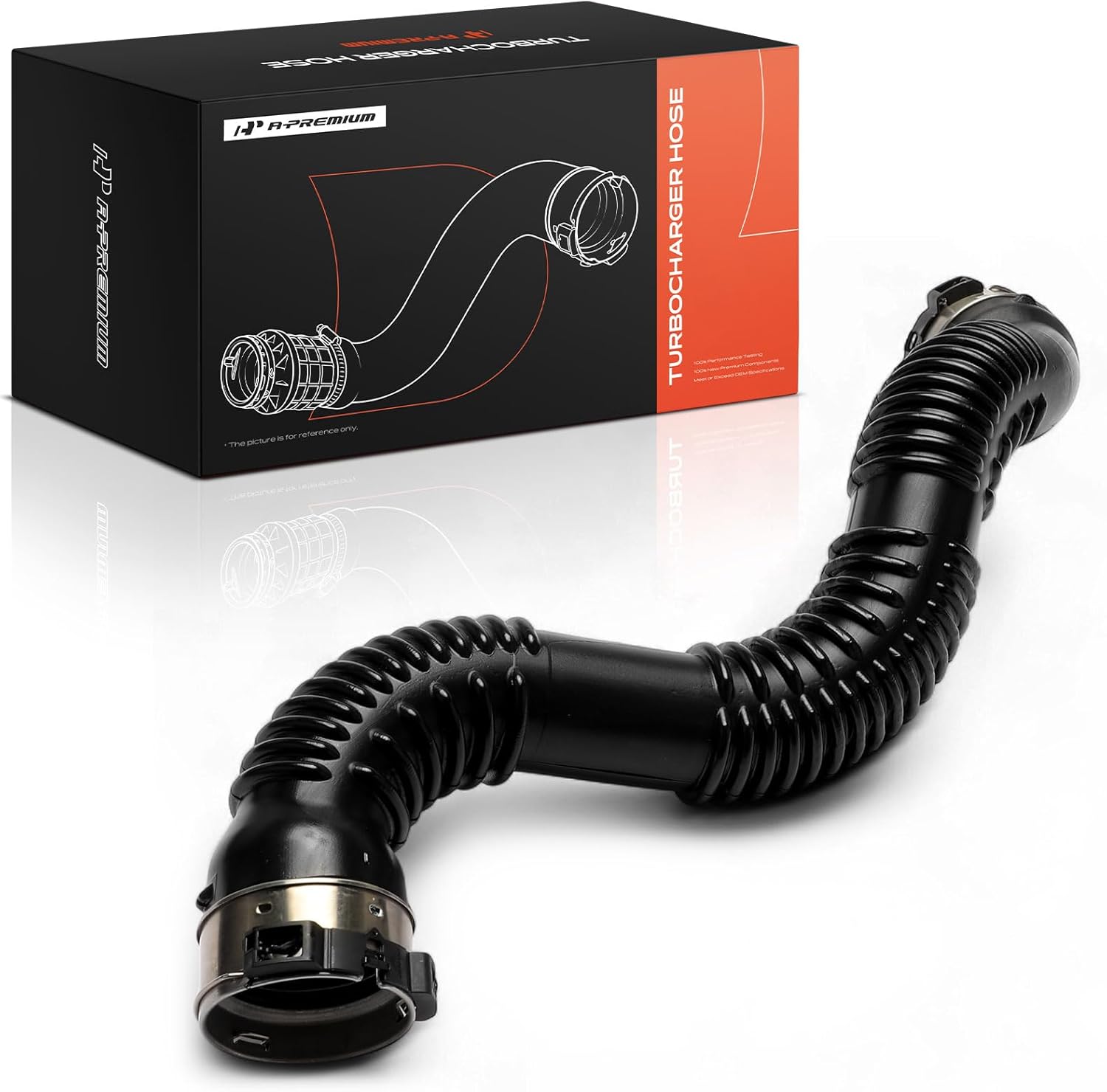 A-Premium Turbocharger Intercooler Hose Compatible with Mercedes-Benz W117 Series CLA250 2014-2019, W156 Series GLA250 2015-2020