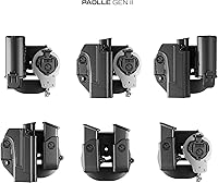 Vista 6 de Orpaz T40 - Funda universal para pistola con luz y óptica montada con láser