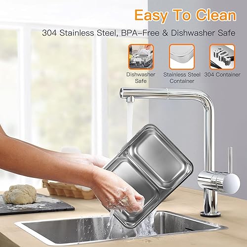 Miniatura 9 de Fiambrera eléctrica Calentador de cochecamiónoficina Fiambrera de calefacción de alimentos Conveniencia Caja Bento Box 110V Hogar 1224V con cuchara