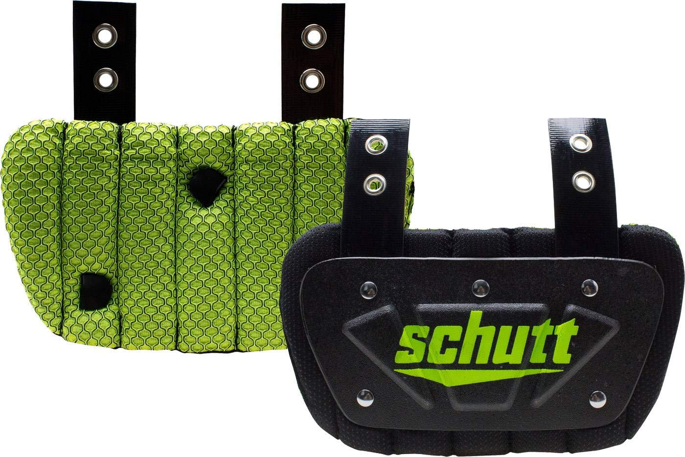 Schutt Sports Varsity Rückenplatte – Schwarz/Neon Orange – Auffälliger Schutz Für Football & Kontaktsport