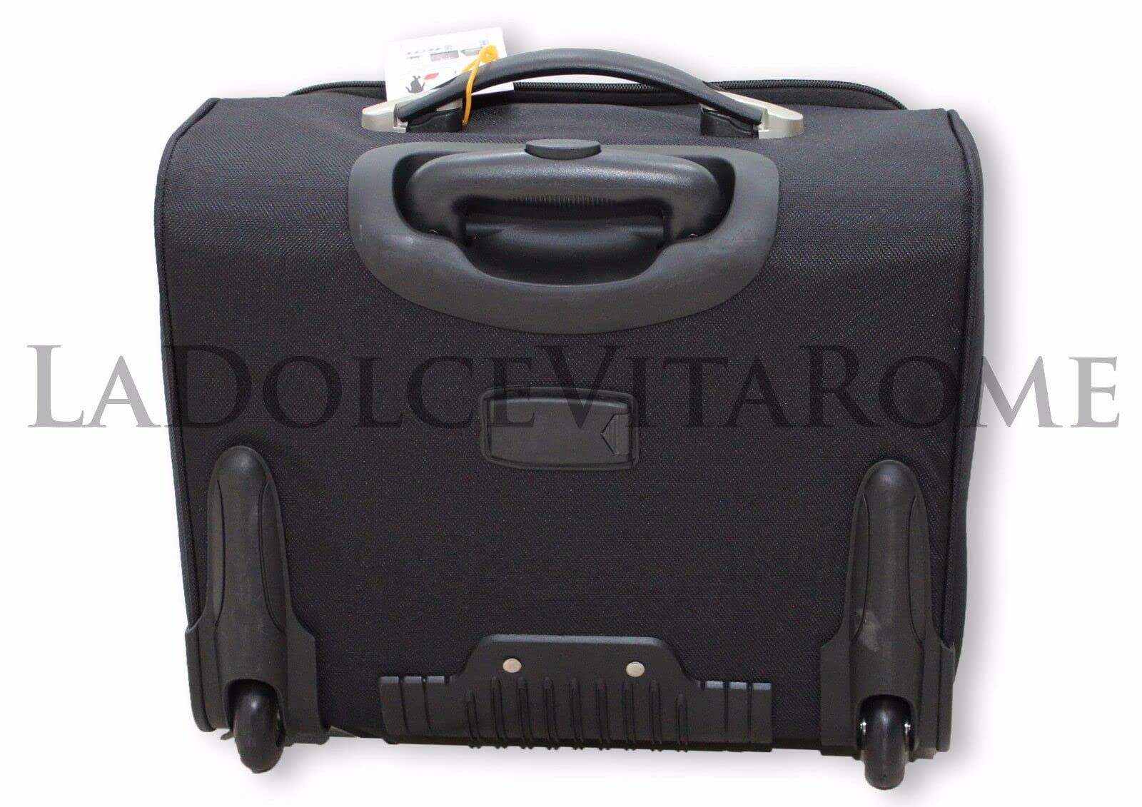 Valigia Bagaglio a Mano Pilota Business di ORMI in poliestere, 30 Litri con 2 ruote, pilotina con tasca Pc pilotine da cabina (Blu)