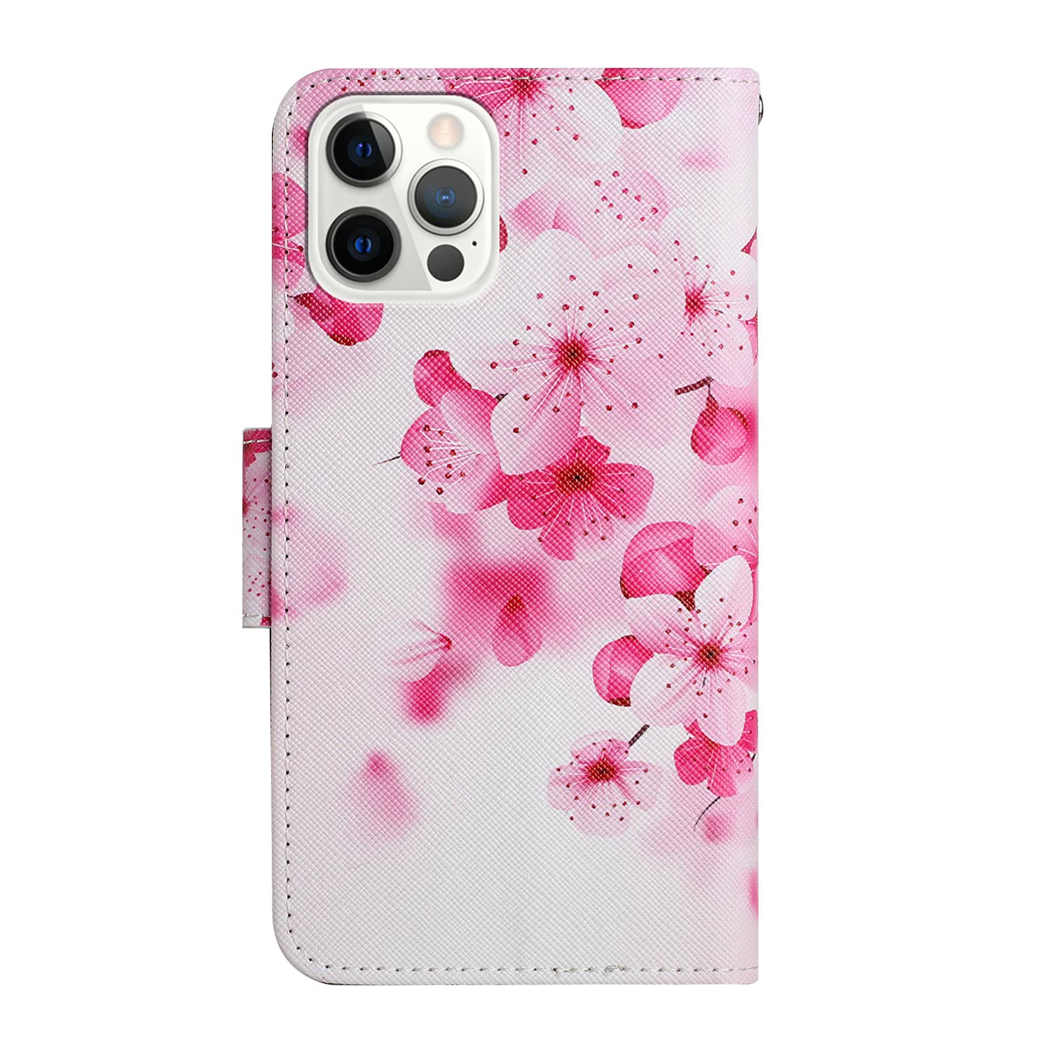 FMPCUON Custodia per iPhone 12/12 Pro, Flip Pelle PU Portafoglio Cover con Supporto Slot per carte Magnetica Funzione Protettiva Custodia Compatibile