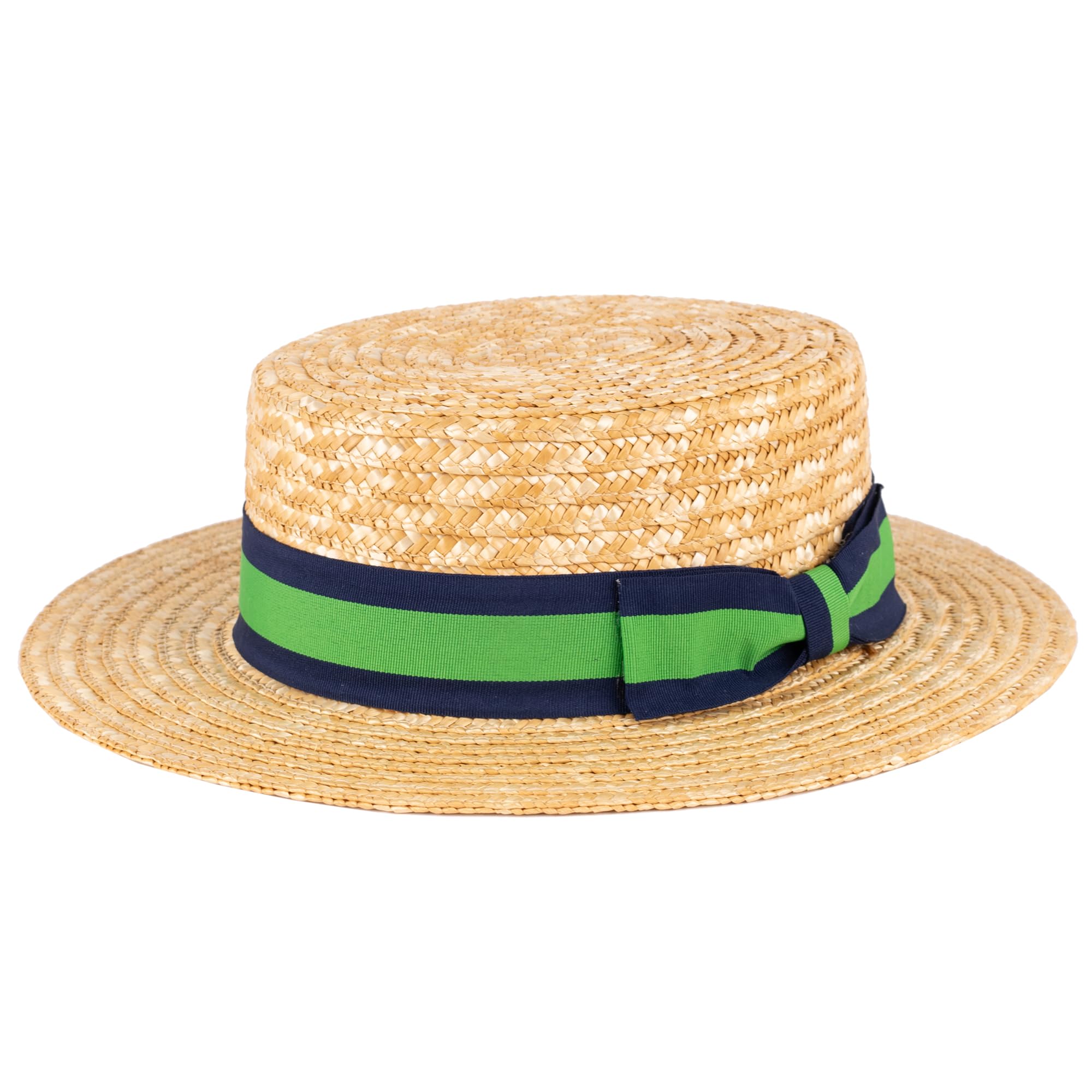 ZAKIRA Classic Straw Boater Hat