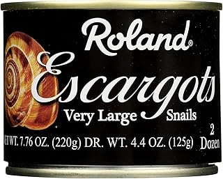 Roland Foods Escargot Snails, Very Large, 7.75 Ounce, Pack of 12