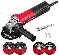 AvidPower 4-1/2 Inch Angle Grinder 750W 6.5 Amp Electric Metal Grinder 11500 RPM with Cutting Grinding Wheels Side Handle