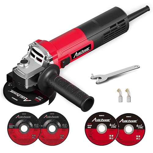 AVID POWER Angle Grinder 4-1/2 inch Electric Grinder Tools 750W