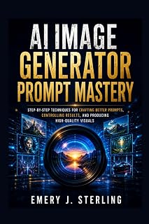 AI Image Generator Prompt Mastery: Step-by-Step Techniques for Crafting Better Prompts, Controlling Results, and Producing High-Quality Visuals