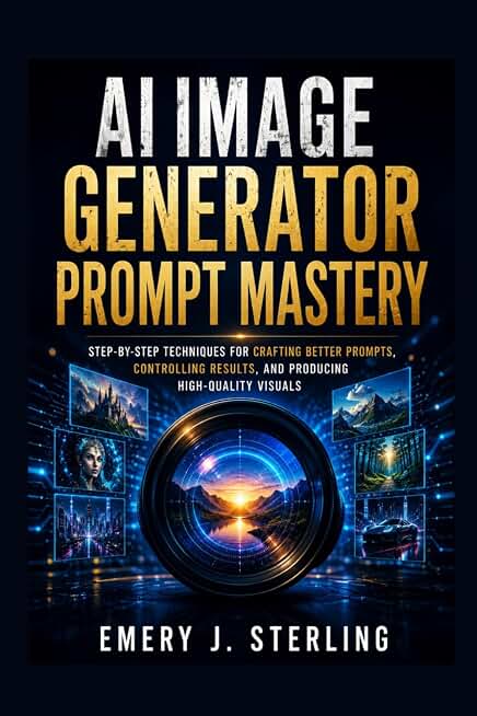 AI Image Generator Prompt Mastery: Step-by-Step Techniques for Crafting Better Prompts, Controlling Results, and Producing High-Quality Visuals