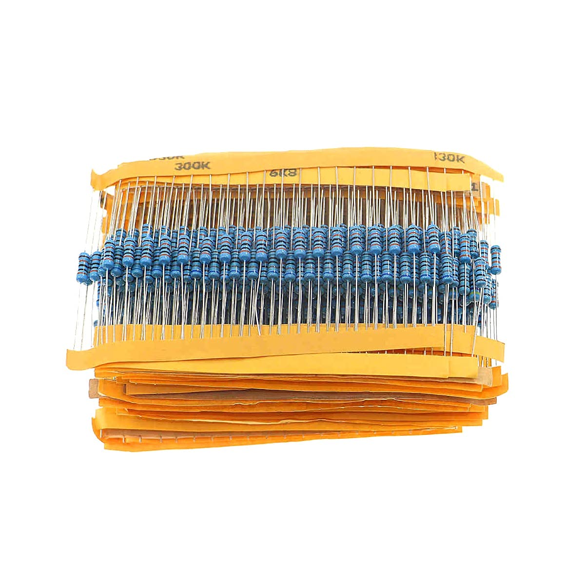 Kit de résistance 1/2W assorti avec 1000 pièces électroniques DIY