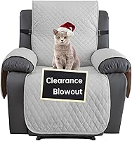 Vista 52 de XINEAGE Funda para Sillón Reclinable Resistente al Agua, Fundas Antideslizantes para Silla Reclinable para Silla Reclinable con Bolsillos, Fundas