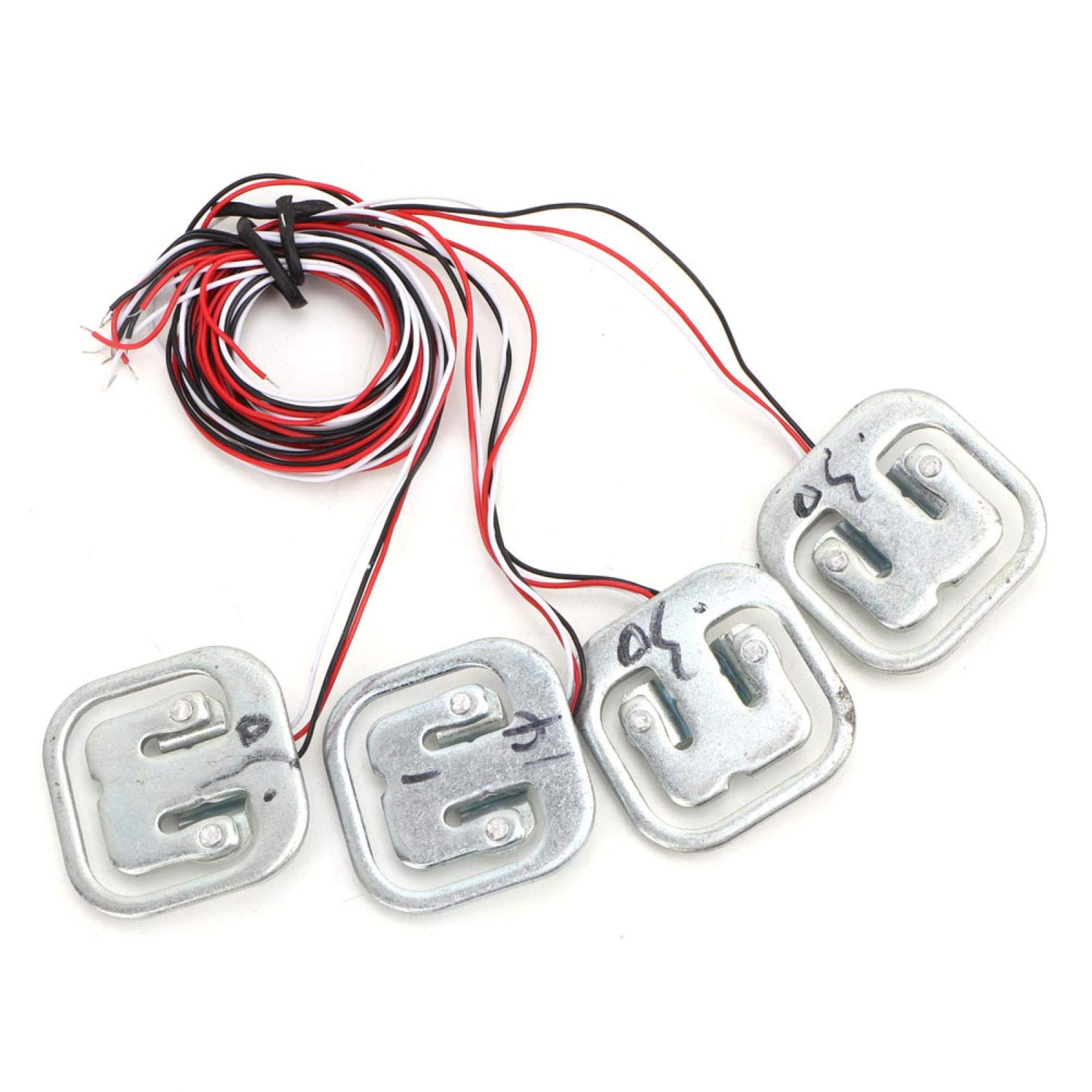 HX711 Wägezellen-Set – 4x 50 Kg Halbbrücken-Sensoren + Modul – 24-Bit – Für Waagenbau