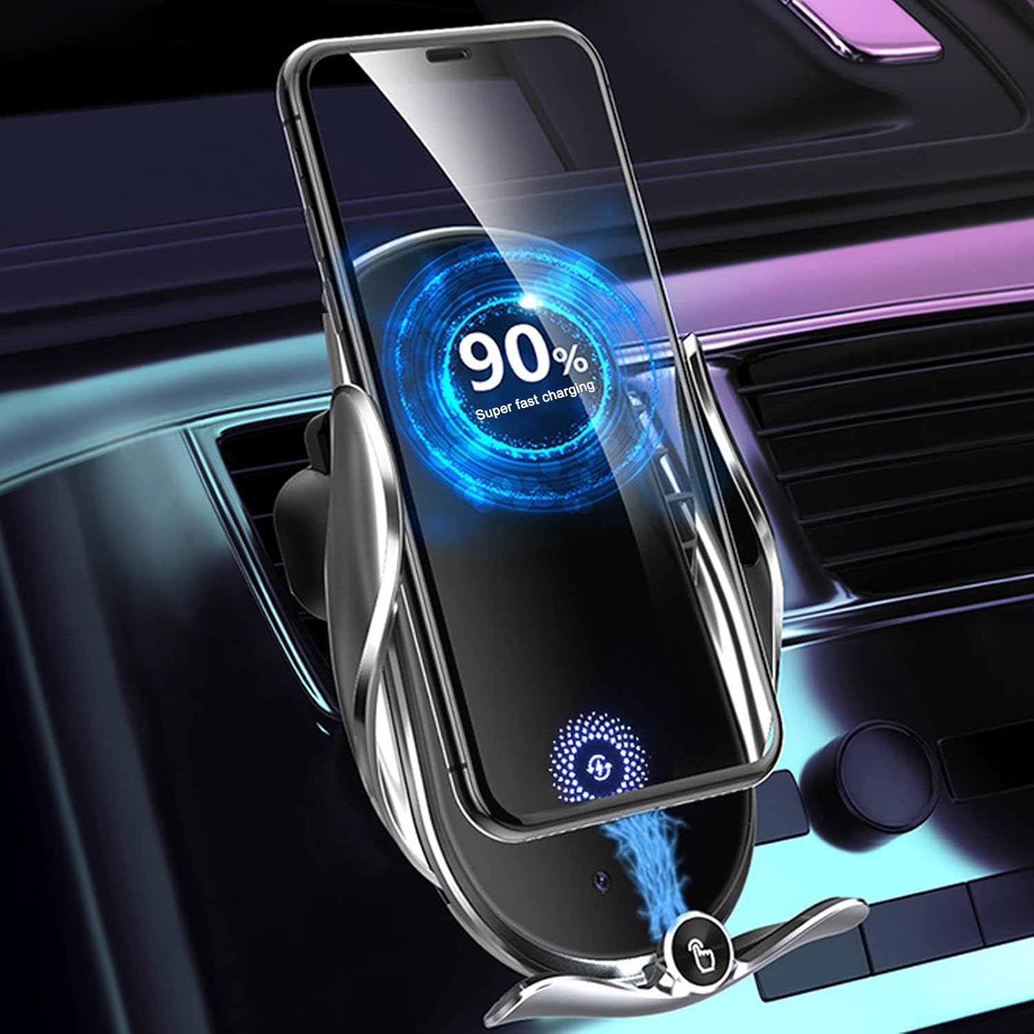 Custom Wireless Car Charger Phone Mount for Toyota RAV4