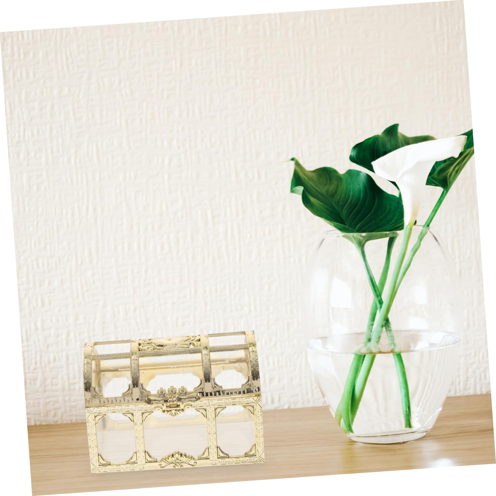 Amazon｜VALICLUD 4個プラスチック製宝箱 海賊箱 子供用おもちゃ 収納ケース ごっこ遊び 配役玩具 誕生日会の記念品 海賊ごっこ  ジュエリー コイン収納｜ジュエリー収納 オンライン通販