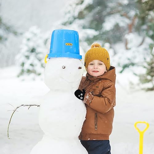 Miniatura 6 de ONESING 5 pares de guantes negros para bebés guantes cálidos para recién nacidos guantes de invierno para bebés y niñas