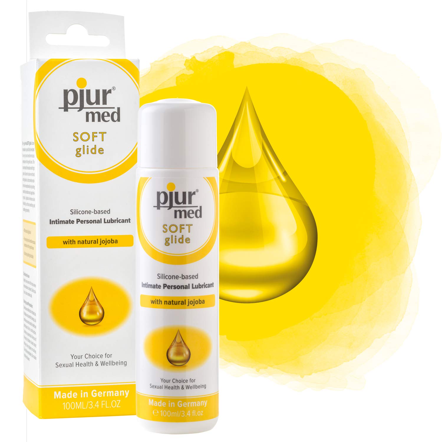 pjur Med Soft Glide Medizinisches Gleitgel mit Jojobaöl, 100 ml