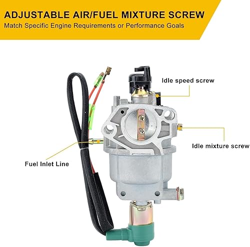 Miniatura 7 de Panari Carburador EB3500X para Honda EB5000X EM5000SX EB3500 EB6500X EW171 EB6500SX Piezas del generador Reemplazar 16100-ZE3-F12 16100-ZE3-704