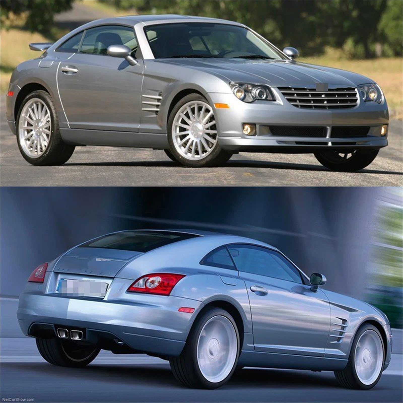 LED Kierunkowskazy Boczne Obudowy Światła Pozycja Przednie i Tylne Zderzaki Dla Chryslera do Crossfire Coupé / Migacz Cabrio Światła Parking Kierunkowskazy boczne (4 szt. żółte czerwone soczewki)