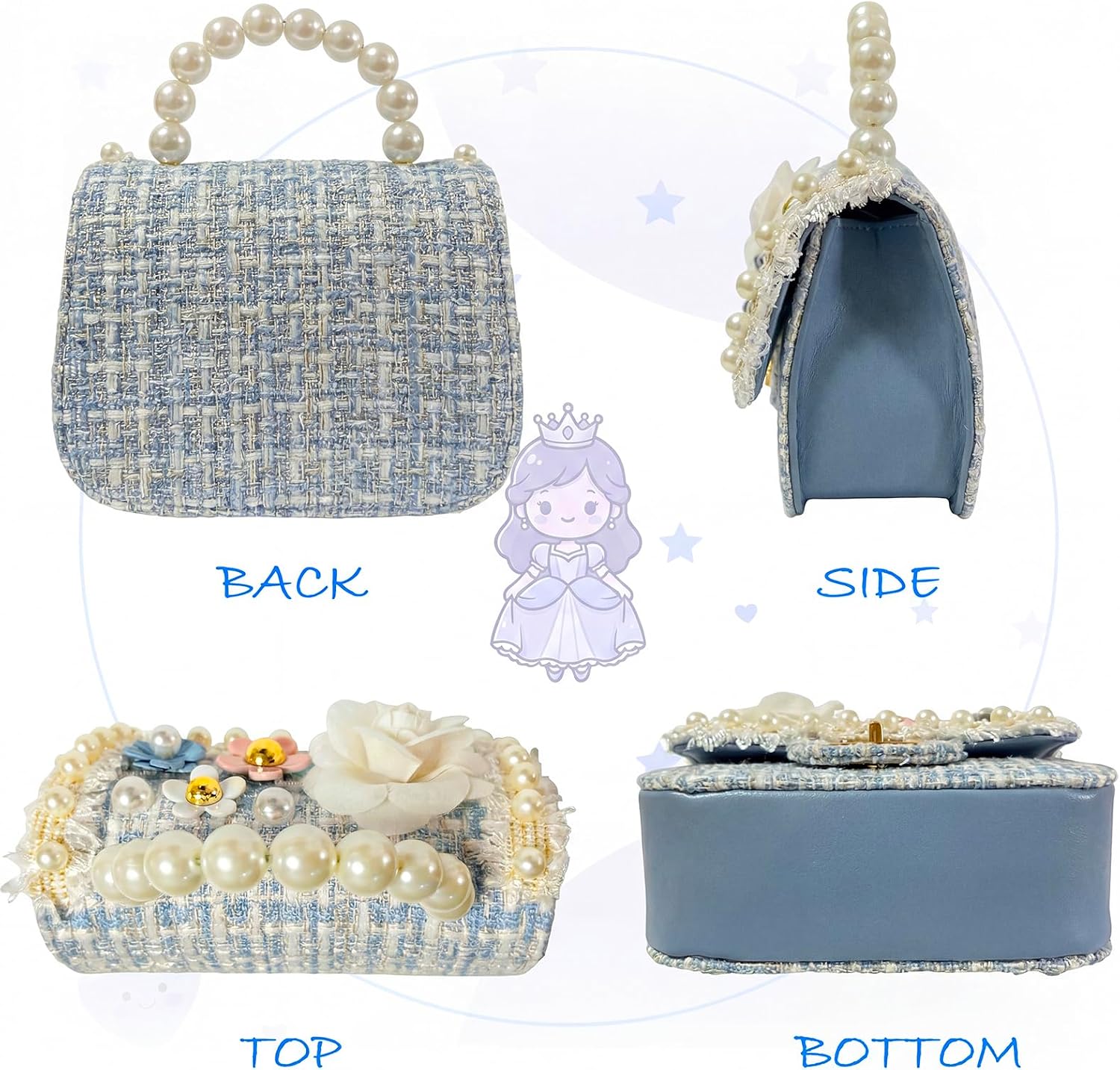 Little Girls Toddler Purse Crossbody Bag Handbag image 2