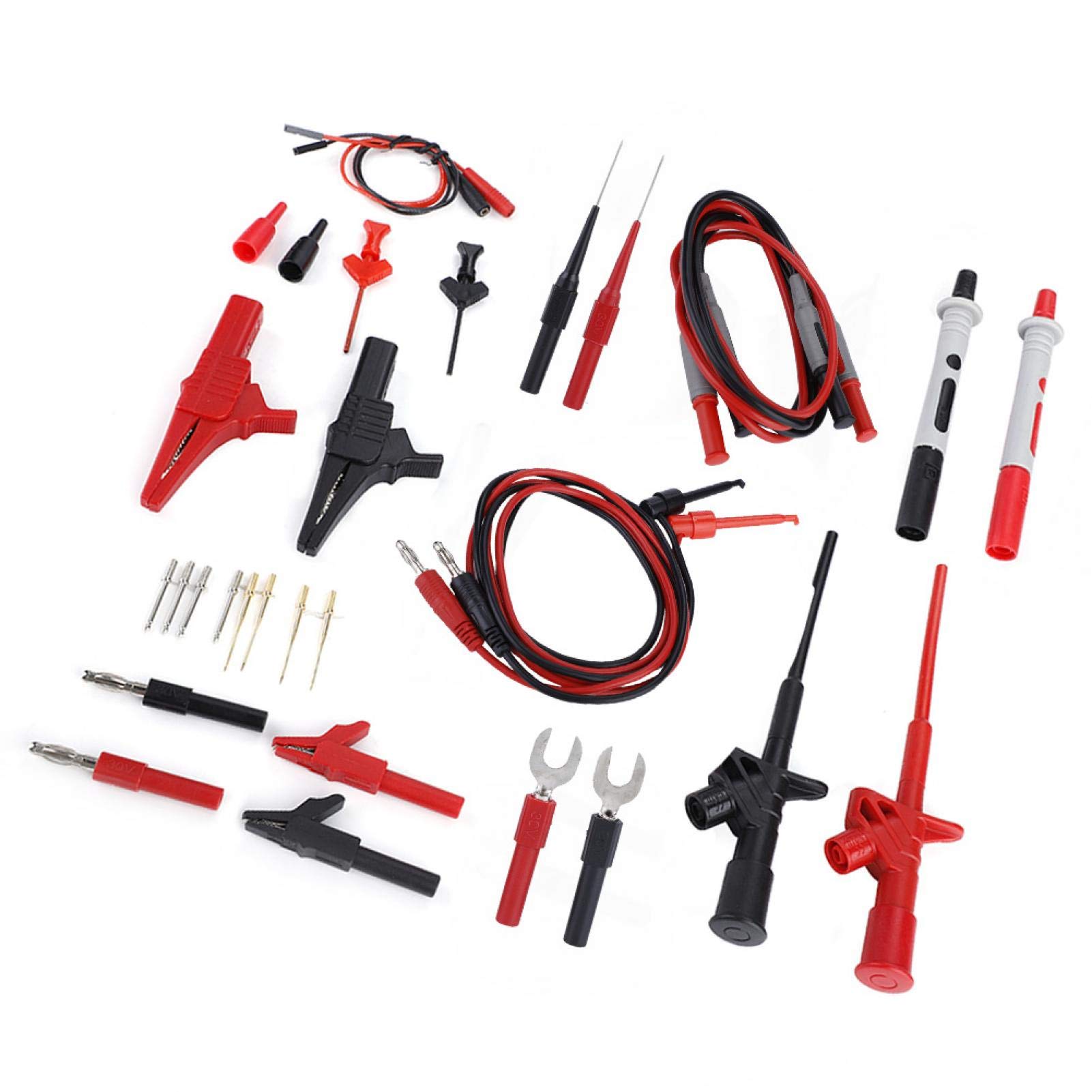 Multimeter-Test, 4 mm Bananenstecker, elektronisches Multimeter, Messleitung, Sonde, Kabel-Set, Testsonden, Leitung, Profi-Kit