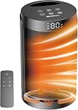 QOWETU 1500W Ceramic Heater with Remote