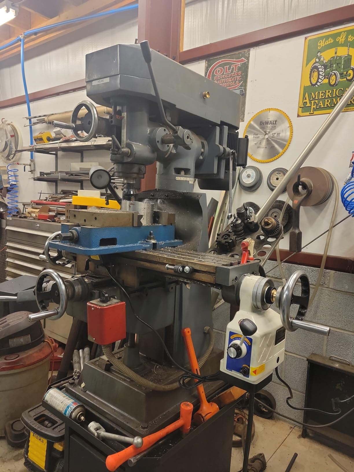 $28/mo - Finance RIEDHOFF X-Axis Power Milling Machine, [450 LB Torque ...
