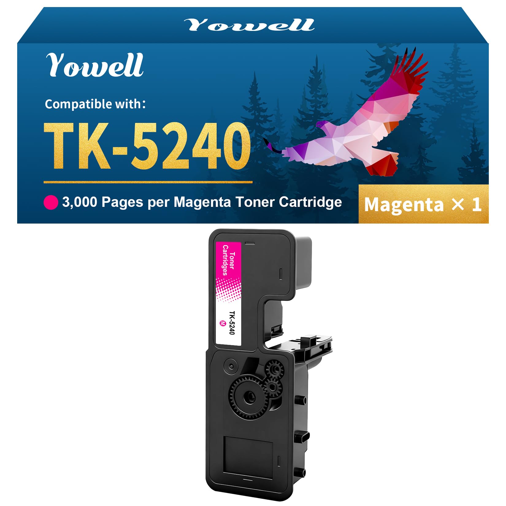 Yowell 142A W1420A Tonerkartusche Mit Chip Kompatibel für HP 142A W1420A 142X W1420X für HP LaserJet MFP M140w Toner für LaserJet M110w M110 MFP M139w M139 M140w M140 (1 Schwarz)