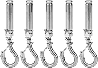 Expansion Hook, 5Pcs Expansion Hook, 304 Stainless Steel M8 Expansion Hook Screw Open Cup, Expansion Hook, Hook Anchors