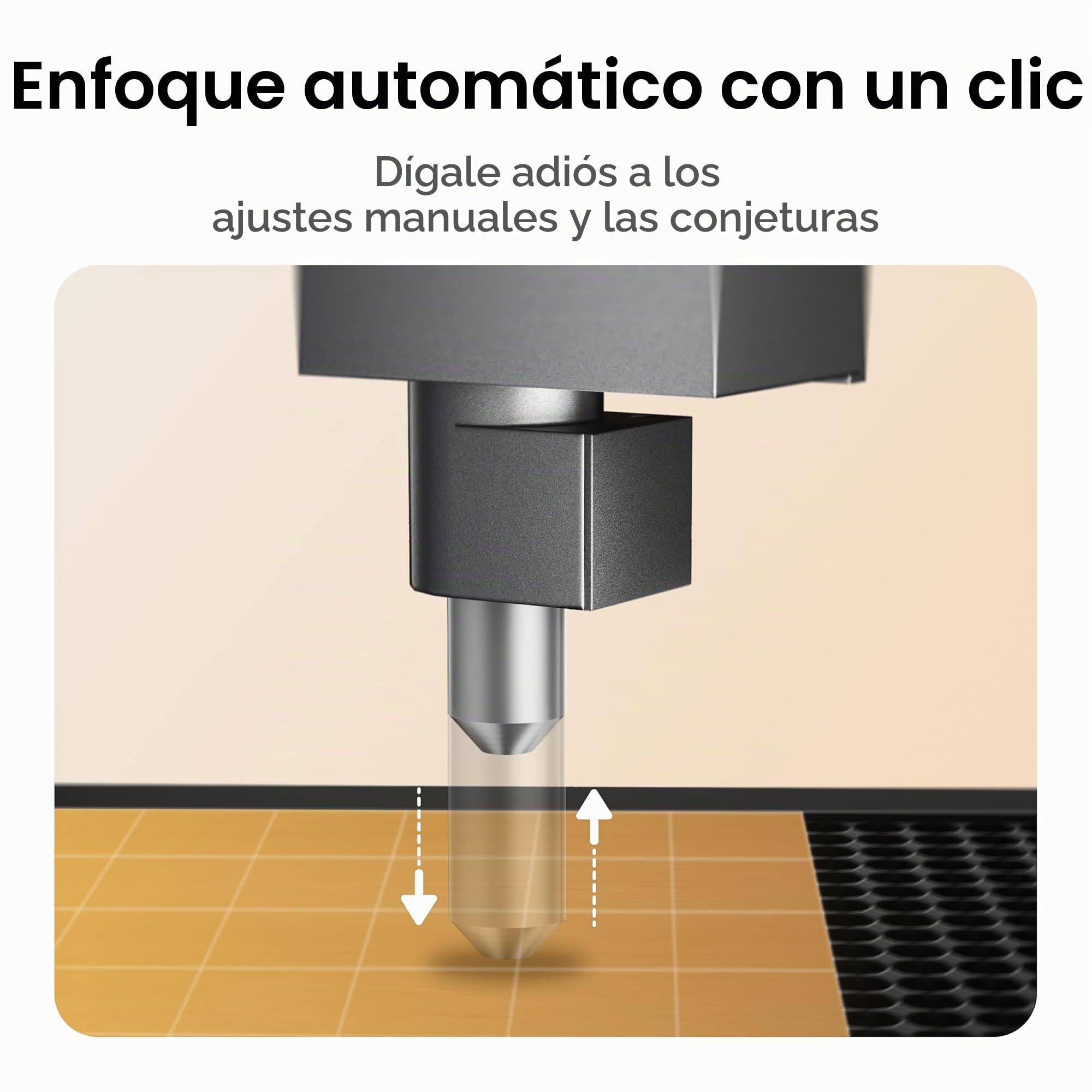 OMTech Polar Lite 55W, Grabadora y Cortadora Láser CO2 de Sobremesa, Máquina Láser Compacta 500x300mm con Ventiladores de Extracción Integrados, para Madera, Acrílico, Cristal y Más