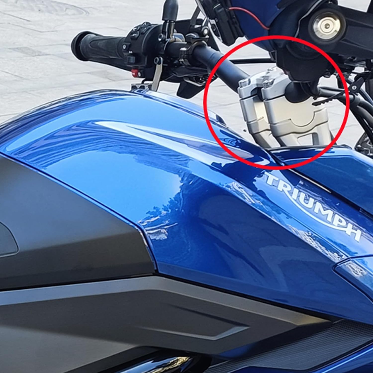 Motorcycle Handlebar Risers, Aluminum Alloy Motorcycle Risers, Compatible with TRIUMPH TIGER SPORT 660 (2022+)