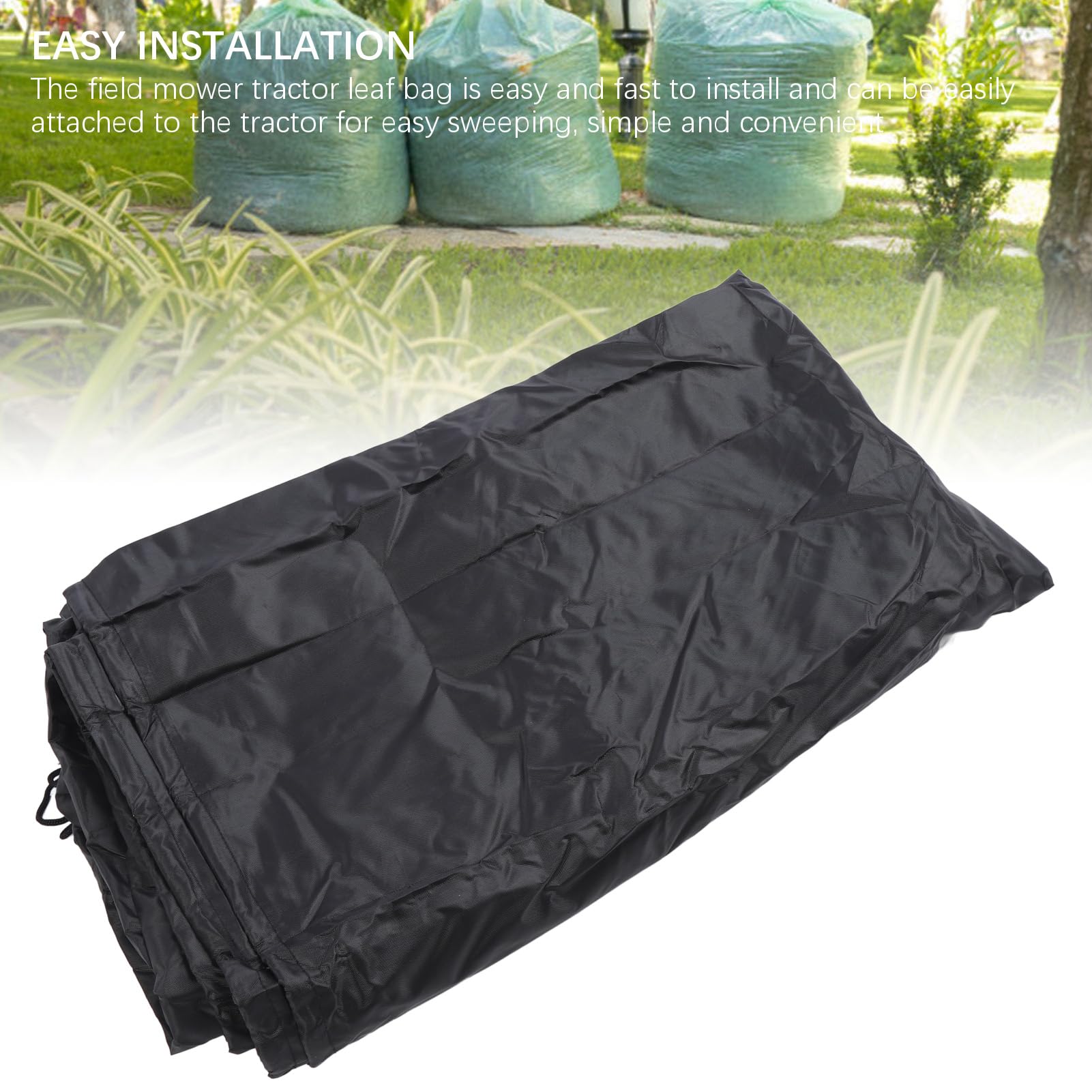 Bac de ramassage des feuilles pour tracteur tondeuse, en tissu Oxford 420D, pour tondeuse de jardin.
