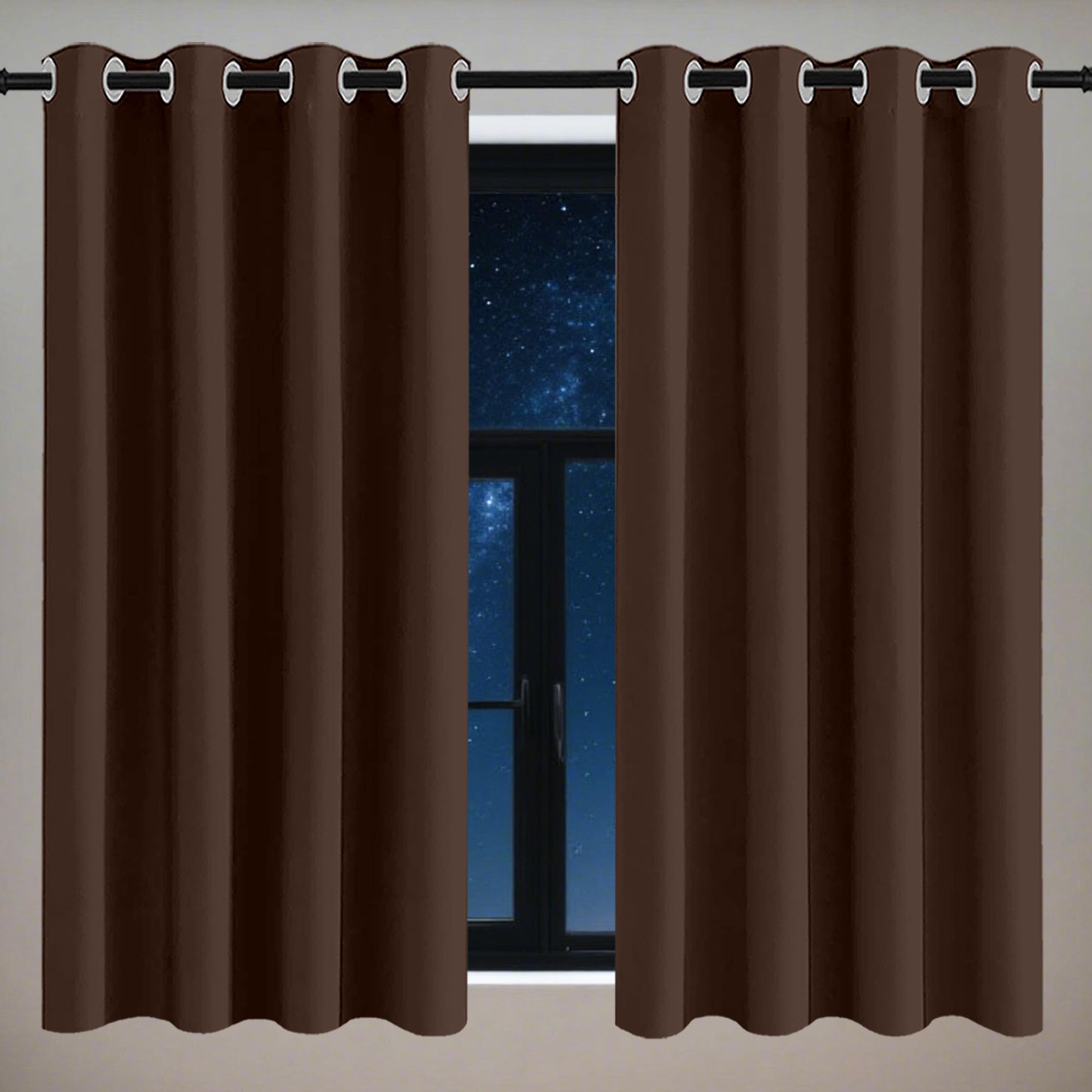 Rideau thermique isolant anti-froid 175x180 de fenêtre pour décoration de maison de salon et bureau
