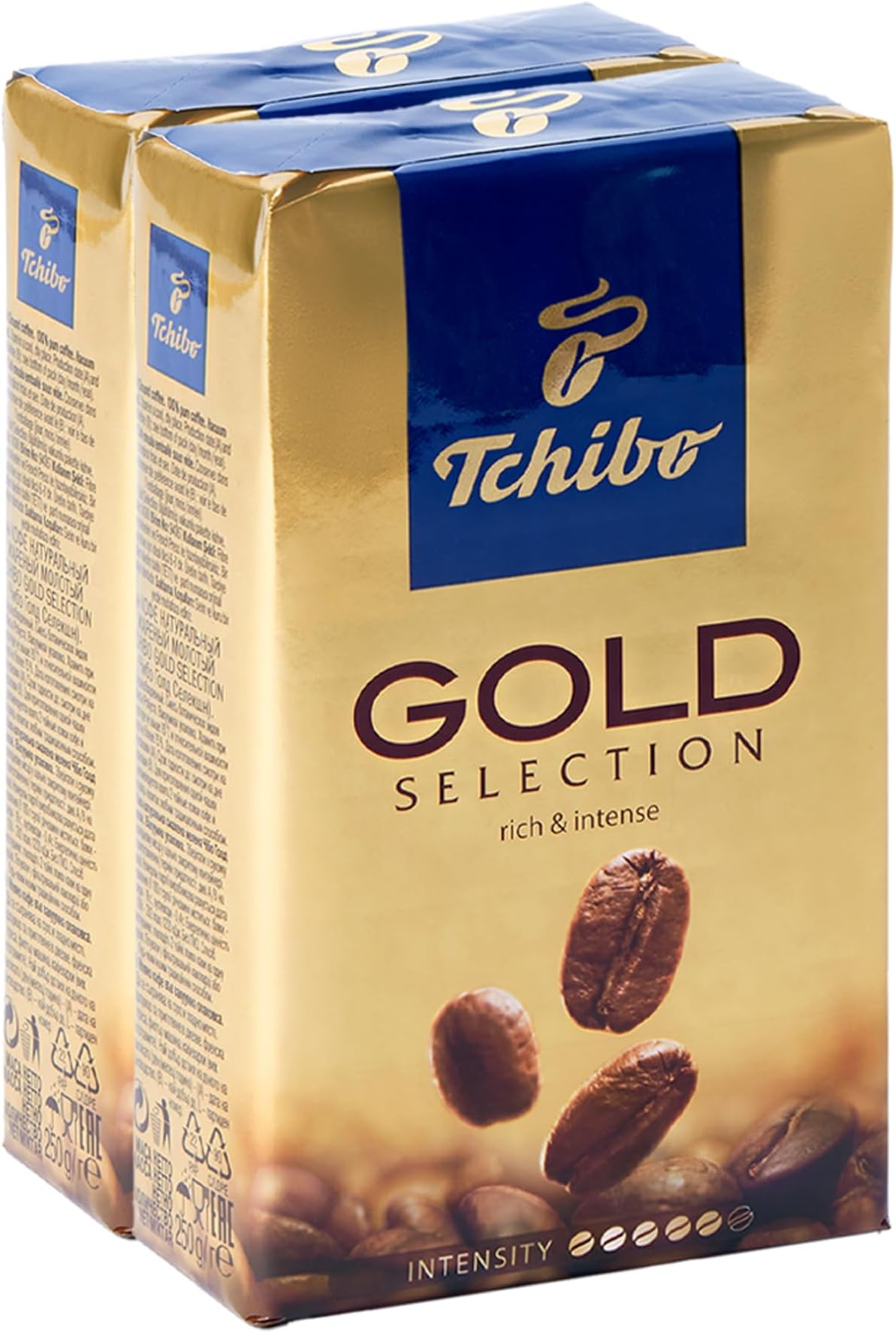 Amazon.com : Tchibo Gold Selection Ground Coffee 8.8oz/250g each (Pack ...