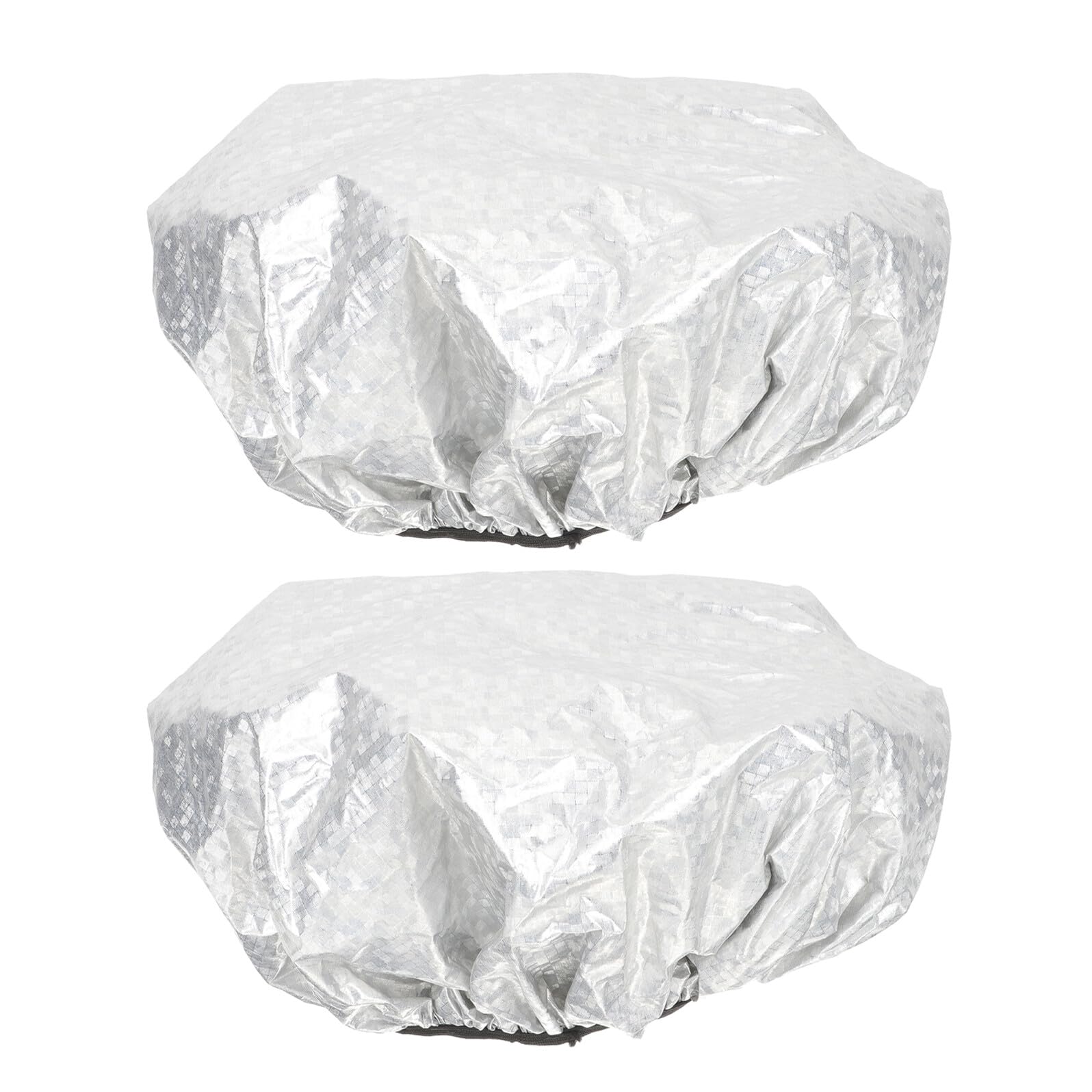 Funda para cesta de bicicleta GALPADA de 2 piezas plateada protectora 8