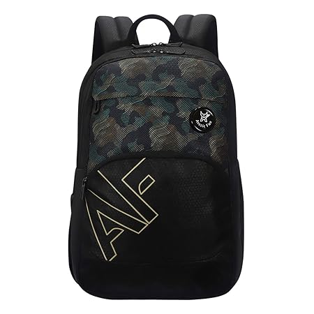 Arctic Fox 33 Liters Camo Wave Black 15 Inch Laptop Backpack